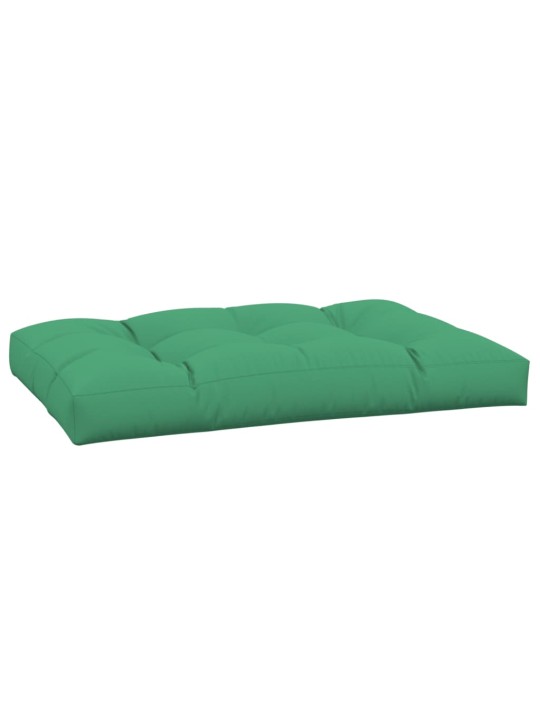 Poduška na palety zelená 120 x 80 x 12 cm textil