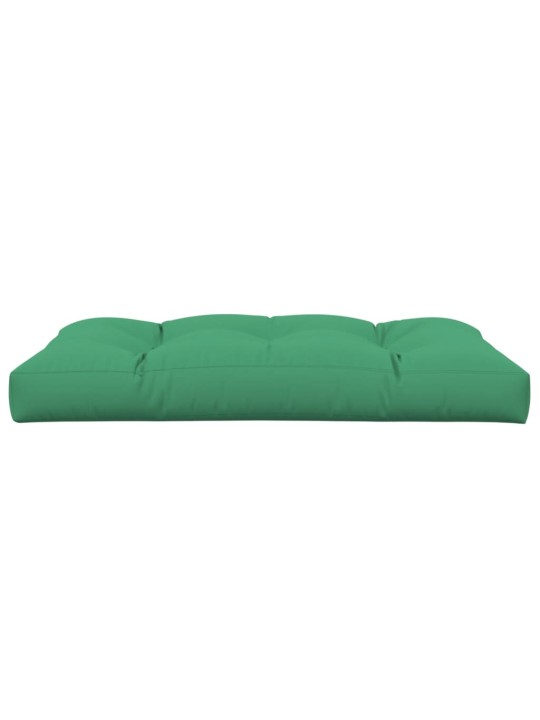 Poduška na palety zelená 120 x 80 x 12 cm textil