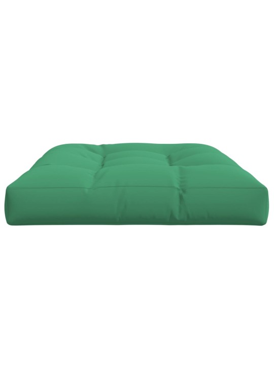 Poduška na palety zelená 120 x 80 x 12 cm textil