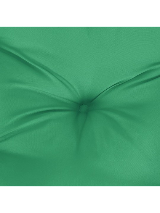 Poduška na palety zelená 120 x 80 x 12 cm textil