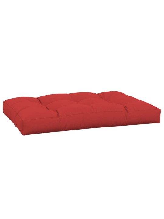 Poduška na palety červená 120 x 80 x 12 cm textil