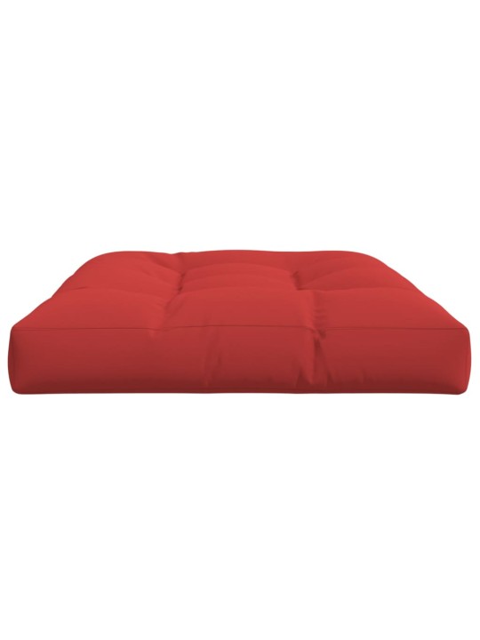 Poduška na palety červená 120 x 80 x 12 cm textil
