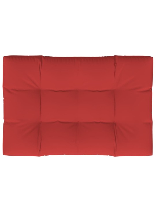 Poduška na palety červená 120 x 80 x 12 cm textil