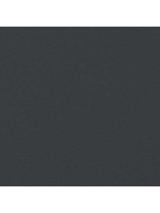 Poduška na palety černá 120 x 80 x 12 cm textil