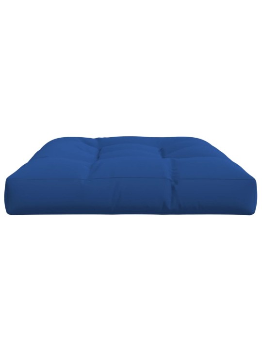 Poduška na palety královsky modrá 120 x 80 x 12 cm textil