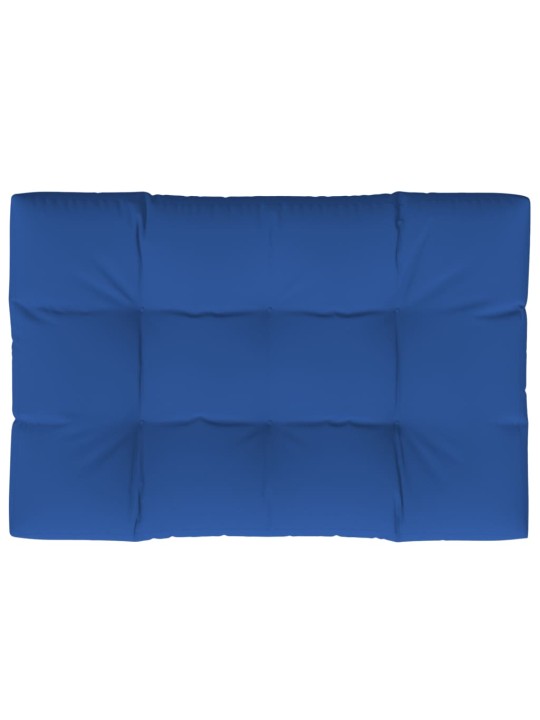 Poduška na palety královsky modrá 120 x 80 x 12 cm textil
