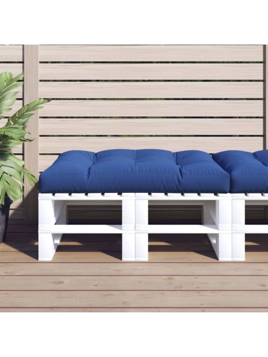 Poduška na palety královsky modrá 120 x 80 x 12 cm textil