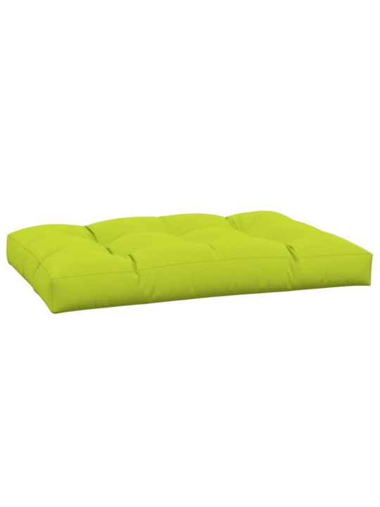 Poduška na palety jasně zelená 120 x 80 x 12 cm textil