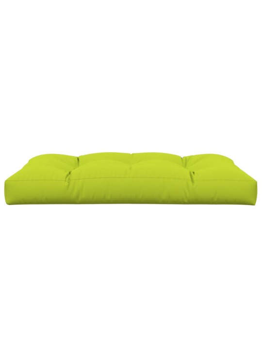 Poduška na palety jasně zelená 120 x 80 x 12 cm textil