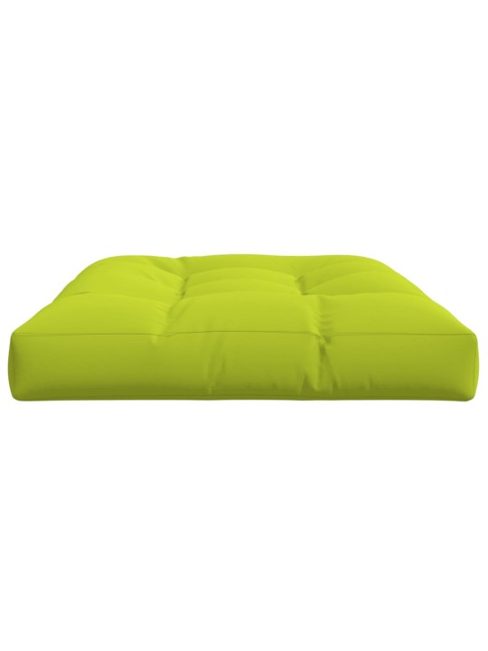 Poduška na palety jasně zelená 120 x 80 x 12 cm textil
