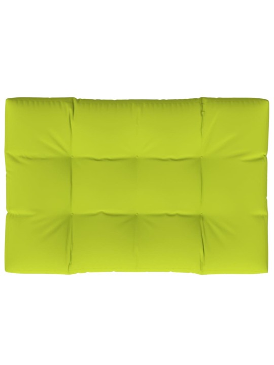 Poduška na palety jasně zelená 120 x 80 x 12 cm textil