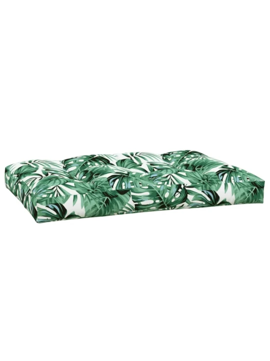 Poduška na palety zelená 120 x 80 x 12 cm textil