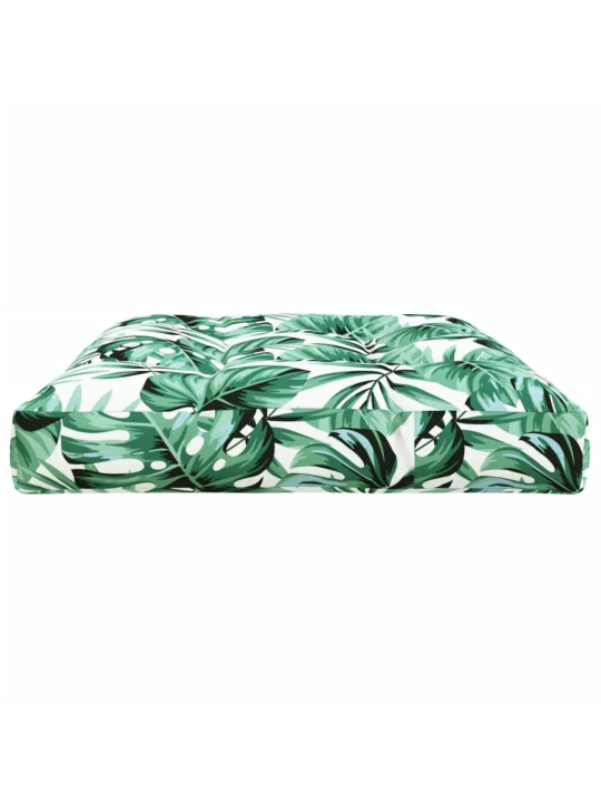 Poduška na palety zelená 120 x 80 x 12 cm textil