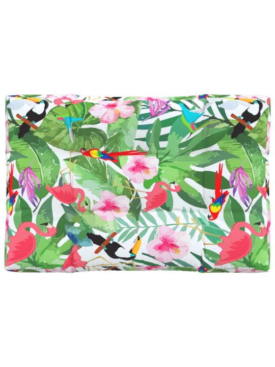 Poduška na palety vícebarevná 120 x 80 x 12 cm textil