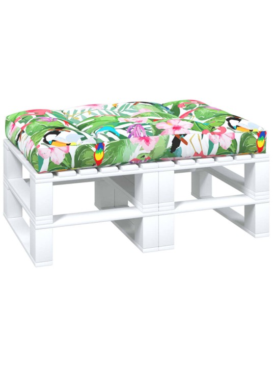 Poduška na palety vícebarevná 120 x 80 x 12 cm textil