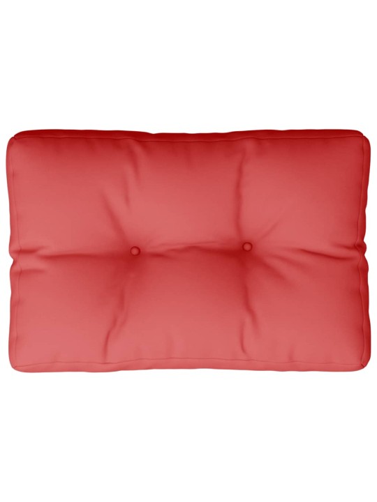 Poduška na palety červená 50 x 40 x 12 cm textil