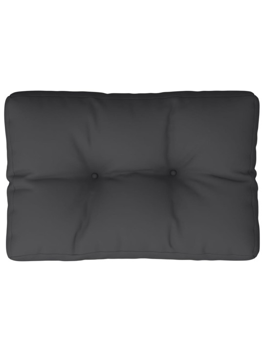 Poduška na palety černá 50 x 40 x 12 cm textil