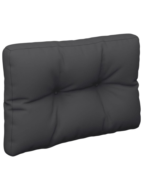 Poduška na palety černá 50 x 40 x 12 cm textil