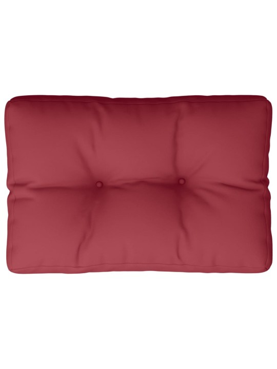 Poduška na palety vínová 50 x 40 x 12 cm textil