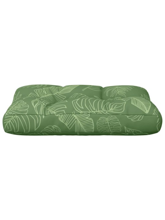 Poduška na palety vzor listů 50 x 40 x 12 cm textil