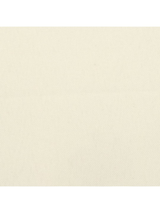 Poduška na palety krémová 60 x 40 x 12 cm textil