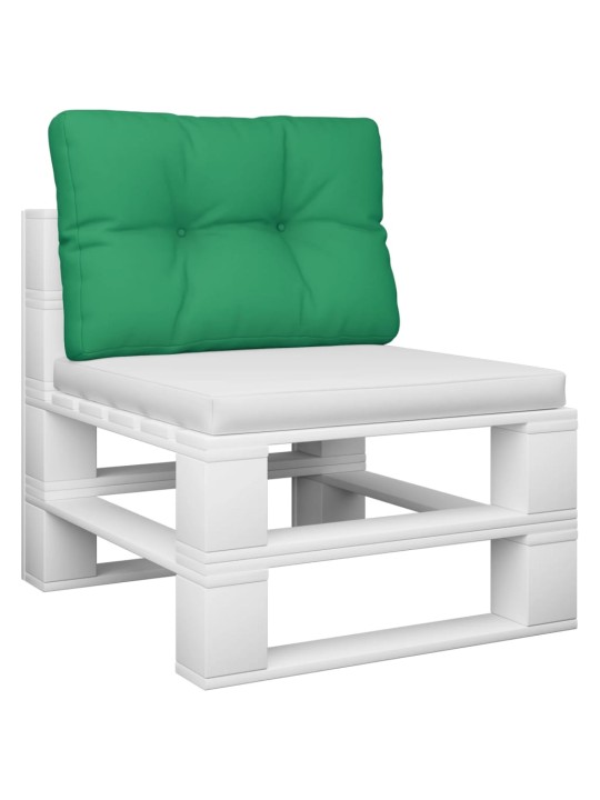Poduška na palety zelená 60 x 40 x 12 cm textil