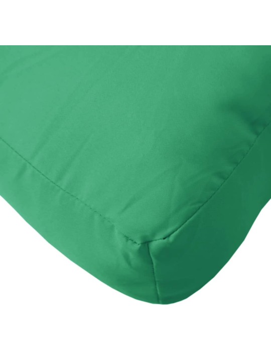 Poduška na palety zelená 60 x 40 x 12 cm textil