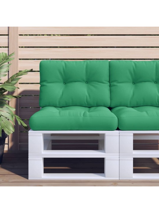 Poduška na palety zelená 60 x 40 x 12 cm textil