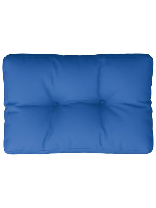 Poduška na palety královsky modrá 60 x 40 x 12 cm textil