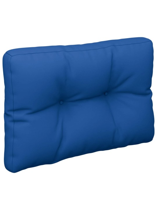 Poduška na palety královsky modrá 60 x 40 x 12 cm textil