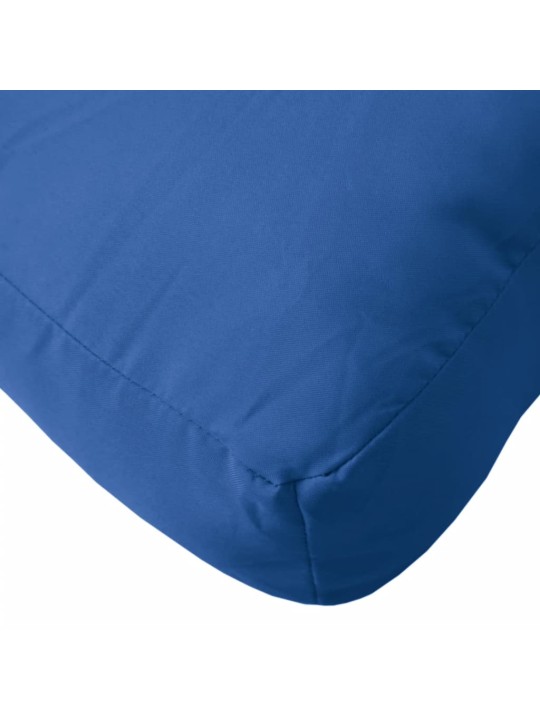 Poduška na palety královsky modrá 60 x 40 x 12 cm textil