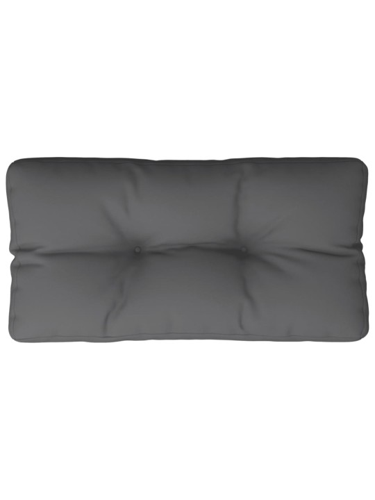 Poduška na palety antracitová 70 x 40 x 12 cm textil