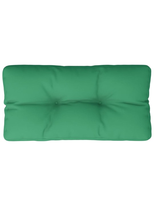 Poduška na palety zelená 70 x 40 x 12 cm textil