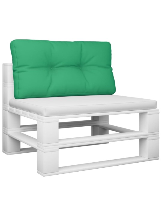 Poduška na palety zelená 70 x 40 x 12 cm textil