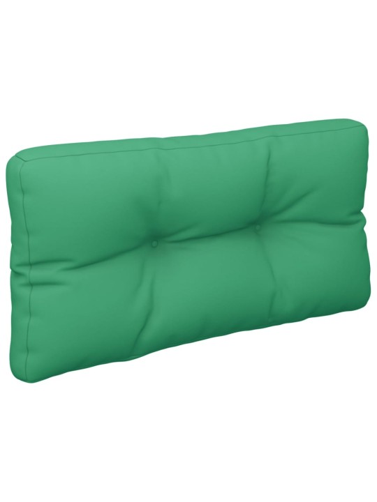 Poduška na palety zelená 70 x 40 x 12 cm textil