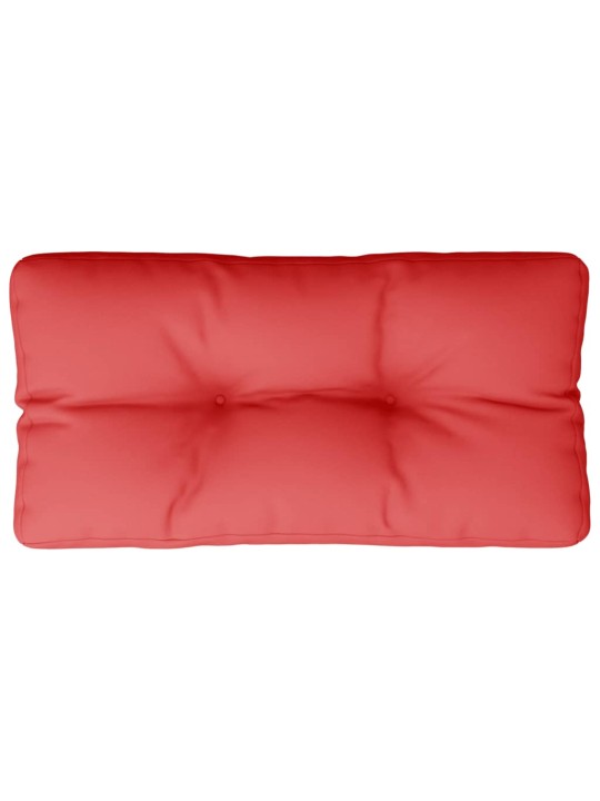 Poduška na palety červená 70 x 40 x 12 cm textil
