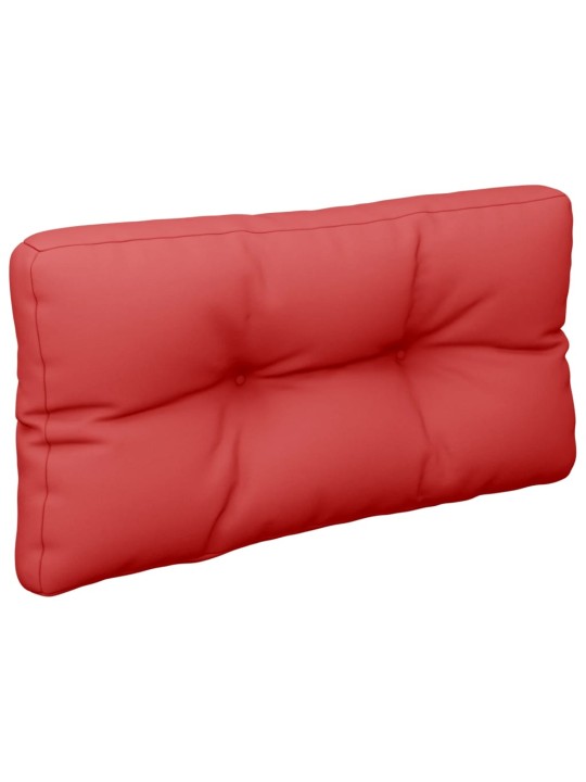 Poduška na palety červená 70 x 40 x 12 cm textil
