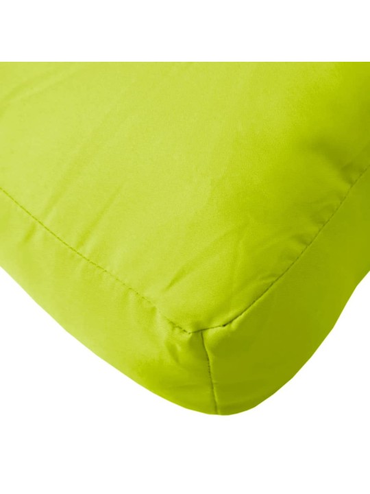 Poduška na palety jasně zelená 70 x 40 x 12 cm textil