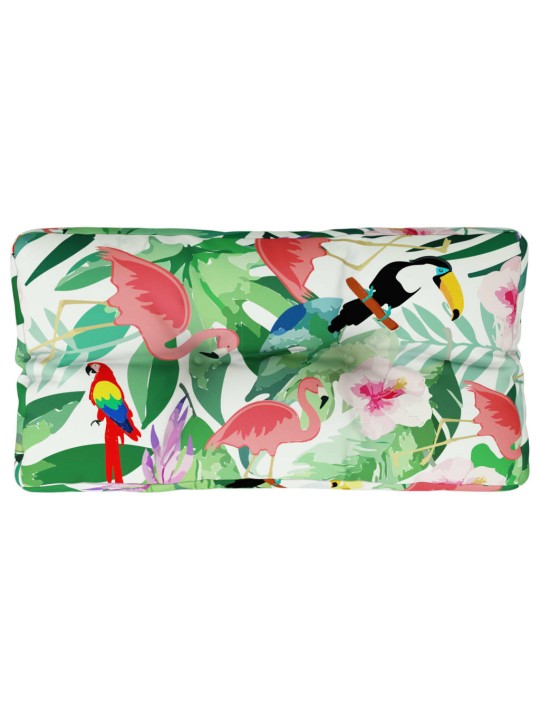 Poduška na palety vícebarevná 70 x 40 x 12 cm textil