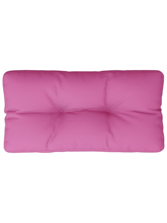 Poduška na palety růžová 70 x 40 x 12 cm textil