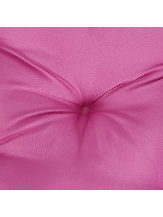 Poduška na palety růžová 70 x 40 x 12 cm textil