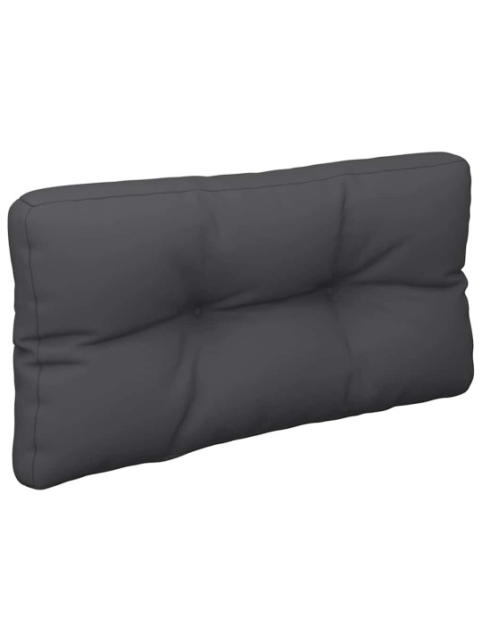 Poduška na palety černá 80 x 40 x 12 cm textil