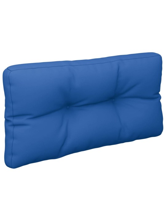 Poduška na palety královsky modrá 80 x 40 x 12 cm textil