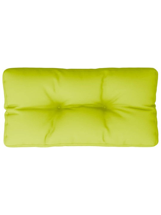 Poduška na palety jasně zelená 80 x 40 x 12 cm textil