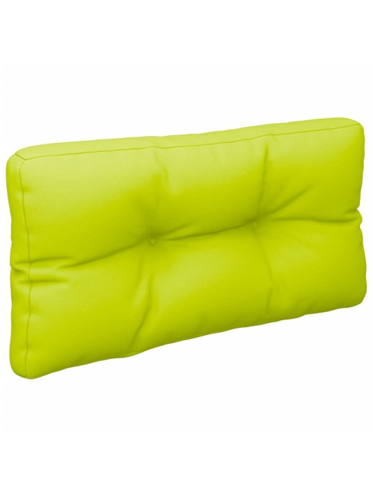 Poduška na palety jasně zelená 80 x 40 x 12 cm textil