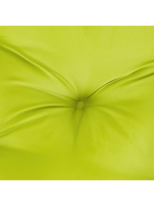 Poduška na palety jasně zelená 80 x 40 x 12 cm textil