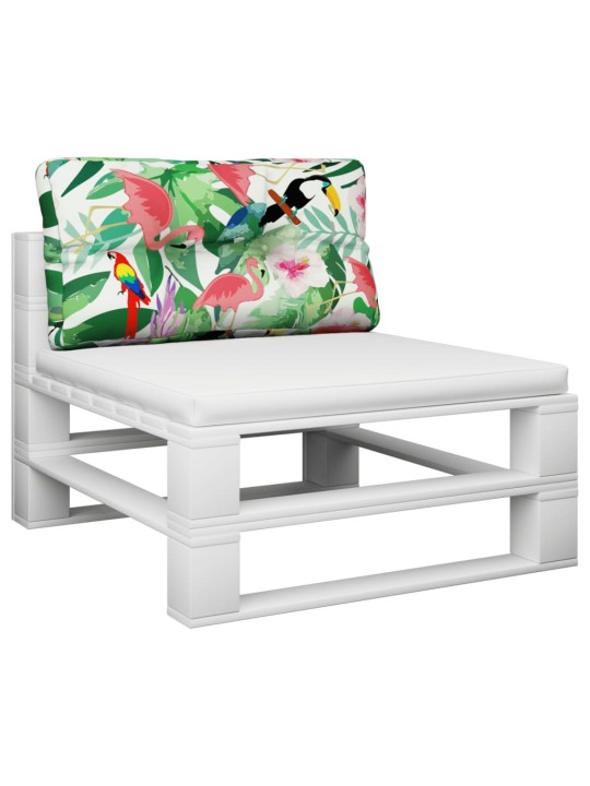Poduška na palety vícebarevná 80 x 40 x 12 cm textil