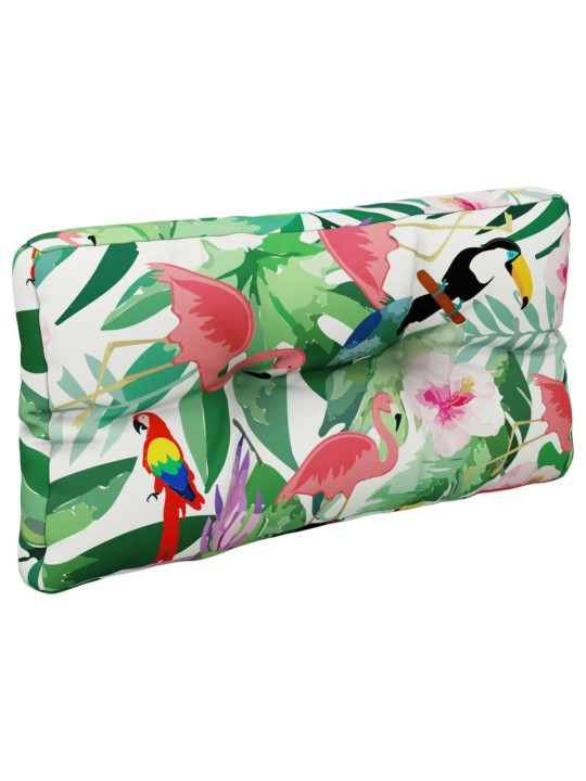 Poduška na palety vícebarevná 80 x 40 x 12 cm textil