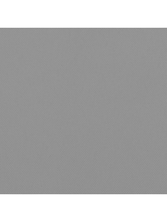 Poduška na palety šedá 120 x 40 x 12 cm textil
