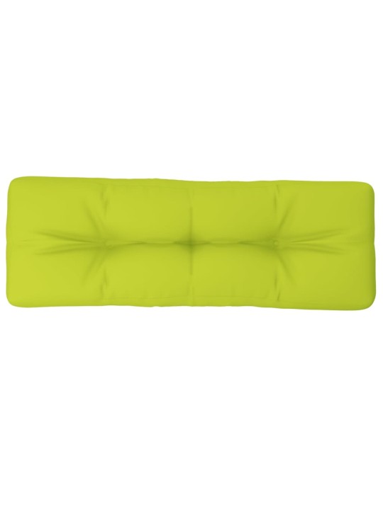Poduška na palety jasně zelená 120 x 40 x 12 cm textil